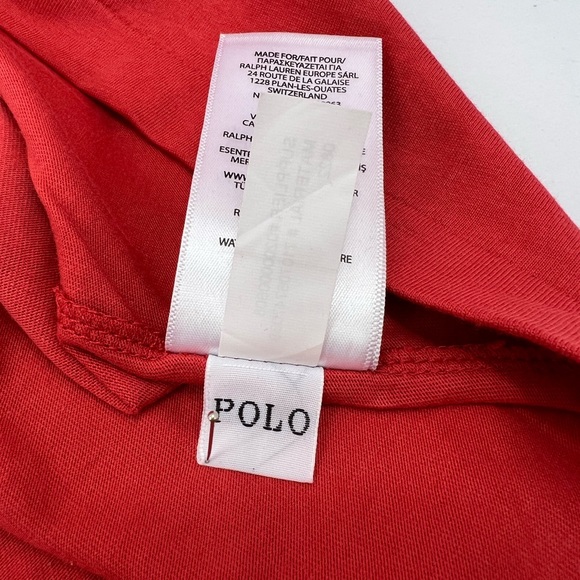 POLO RALPH LAUREN RED ”DPRING RED” T-SHIRT, EXTRA LARGE (XL) - Picture 13 of 13